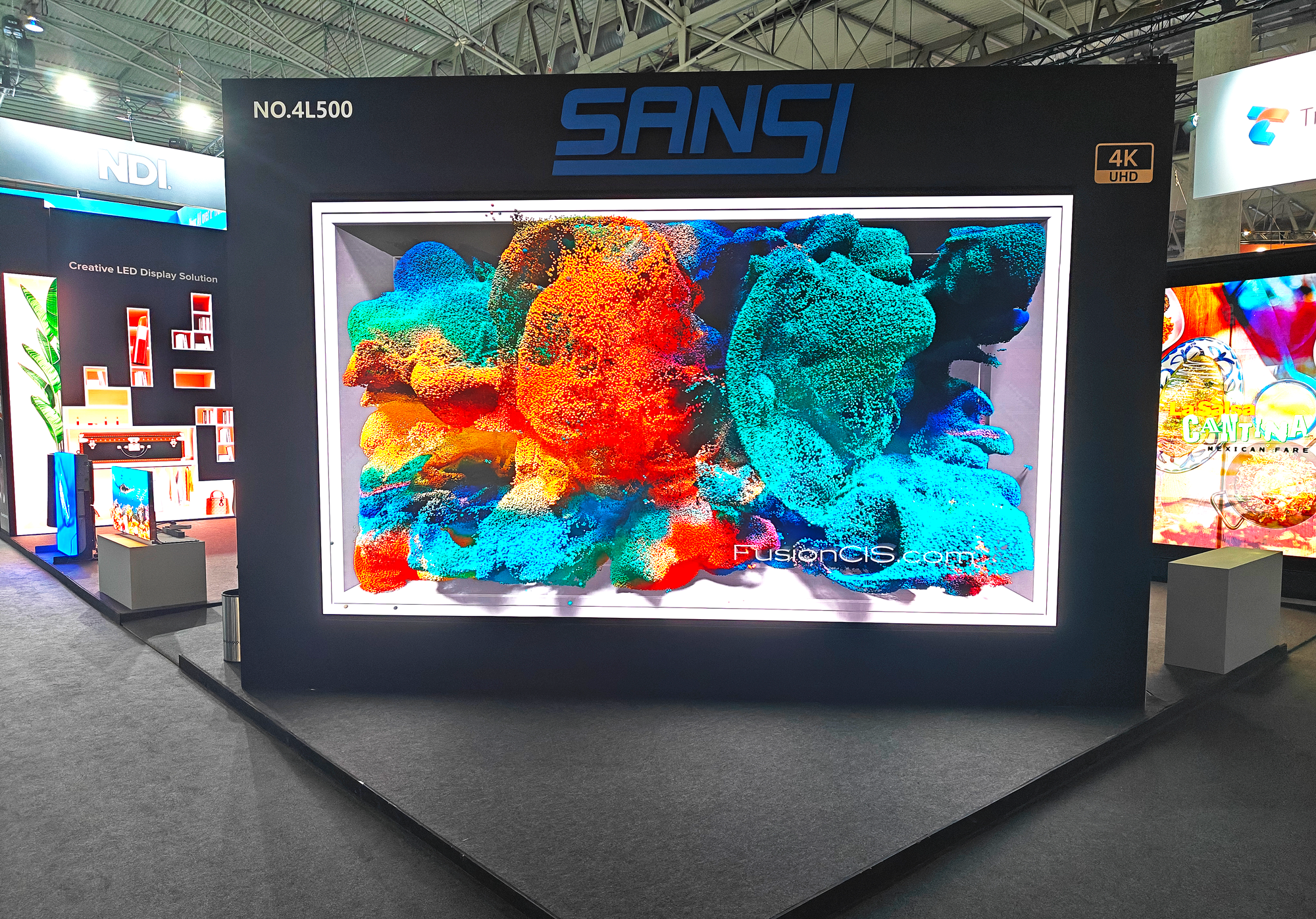 三思閃耀ISE,2025巴塞羅那之約,引領(lǐng)視聽新時代